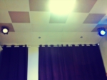 [ITA] Particolare del soffitto acustico nella nostra Big Studio Room. Grande comfort e qualit acustica oltre lo standard. [ENG] A detail of the acoustic ceiling in our Big Studio Room. Great comfort and acoustic quality.